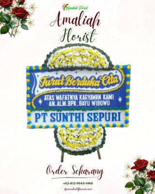 Papan Bunga Duka di Sawahdadap