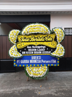 Papan Bunga Duka di Sawahdadap