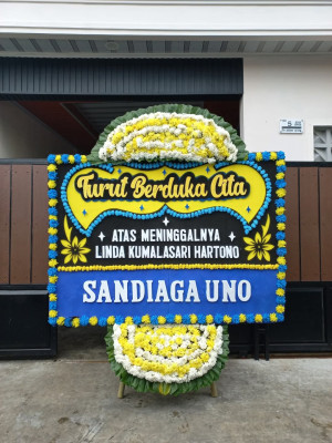 Papan Bunga Duka di Sawahdadap